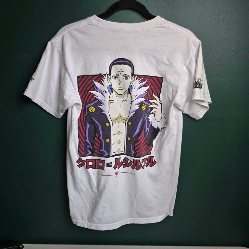 Hypland Hunter X Hunter Chrollo Luciful Back Print T-Shirt, Men's, Medium